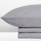 Σετ Σεντόνια με Λάστιχο Cannon Stonewashed Light Gray